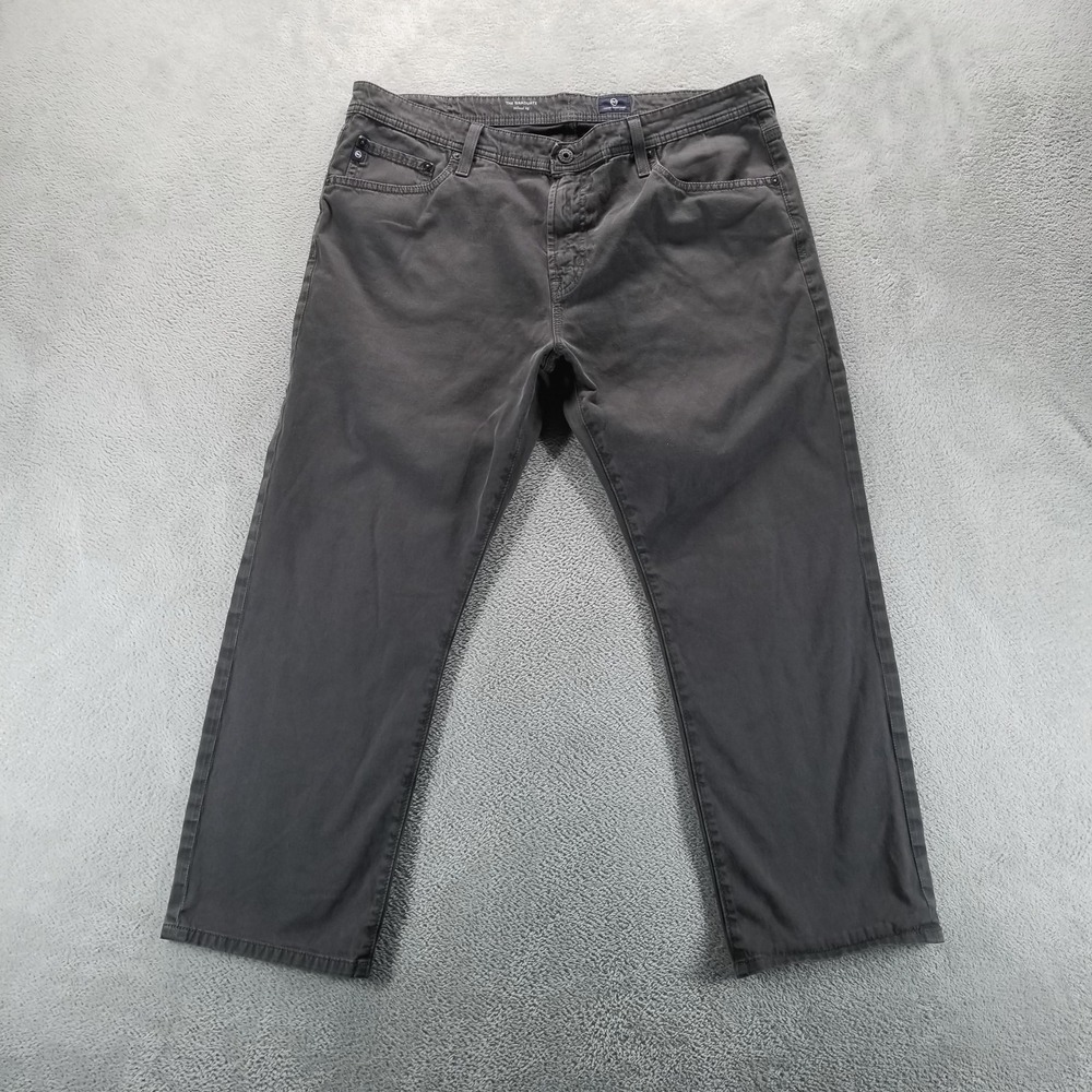 AG Adriano Goldschmied Jeans‎ Mens 38 Gray Everett Straight Stretch Comfort